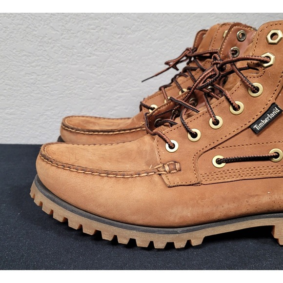 Men\'s Timberland Brown Leather Ankle Boots A1PHO Size 11 main image 5
